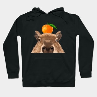 Peeking Capybara Hoodie